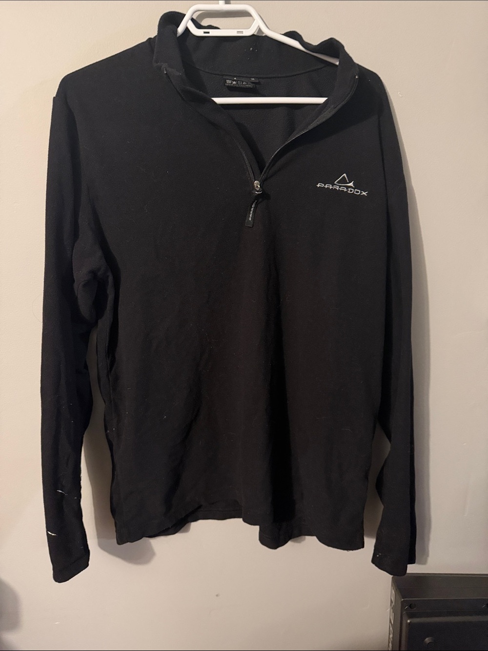 Paradox Men's Black Half-Zip Performance Sweater